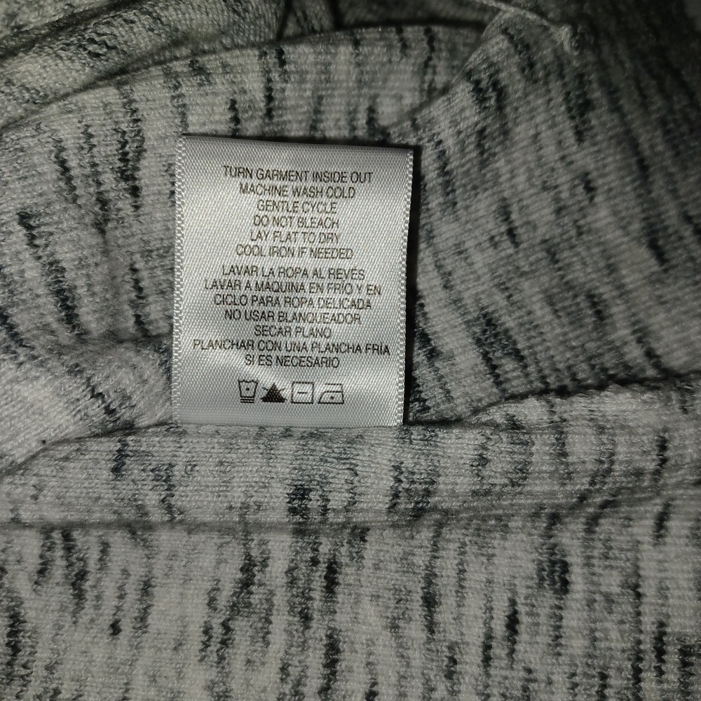 Women's‎ Basic Editions Black & White Open Cardigan with Front Pockets Size 2X - Picture 8 of 8